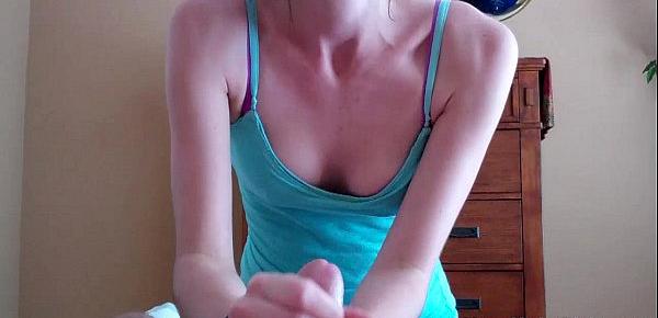  Chloe needs to use both hands on your big cock